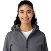 image:imageCarhartt Scrubs C85023 Womens Rugged Flex Modern Fit Bonded Fleece HoPewter