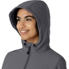 image:imageCarhartt Scrubs C85023 Womens Rugged Flex Modern Fit Bonded Fleece HoPewter