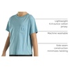 image:imageCarhartt Short Sleeve Pocket TShirt wTonal LogoAdriatic Blue