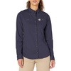 image:imageCarhartt Womens Flame Resistant Womens Force Cotton Hybrid ShirtDark Navy
