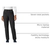 image:imageCarhartt Womens Force CrossFlex Modern Fit Slim Leg Scrub PantsBlack