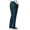 image:imageCarhartt Womens Force CrossFlex Modern Fit Slim Leg Scrub PantsNavy
