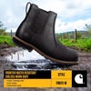 image:imageCarhartt Womens Frontier SoftToe Chelsea Work Boot  Water Resistant SlipResistant Rubber Outsole Cushioned FootbedBlack