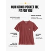 image:imageCarhartt Womens Iconic WK87 Pocket TShirt CloseoutBarnwood