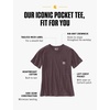 image:imageCarhartt Womens Iconic WK87 Pocket TShirt CloseoutBlackberry Heather