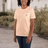 image:imageCarhartt Womens Iconic WK87 Pocket TShirt CloseoutCantaloupe Heather