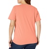 image:imageCarhartt Womens Iconic WK87 Pocket TShirt CloseoutCoral Haze Heather