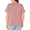 image:imageCarhartt Womens Iconic WK87 Pocket TShirt CloseoutDark Barn Red Snow Heather