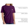 image:imageCarhartt Womens Iconic WK87 Pocket TShirt CloseoutEggplant
