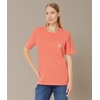 image:imageCarhartt Womens Iconic WK87 Pocket TShirt CloseoutFresh Salmon