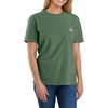 image:imageCarhartt Womens Iconic WK87 Pocket TShirt CloseoutFrosted Balsam