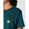 image:imageCarhartt Womens Iconic WK87 Pocket TShirt CloseoutGreenstone