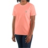 image:imageCarhartt Womens Iconic WK87 Pocket TShirt CloseoutHibiscus Heather