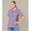 image:imageCarhartt Womens Iconic WK87 Pocket TShirt CloseoutLavender Mist