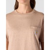 image:imageCarhartt Womens Iconic WK87 Pocket TShirt CloseoutLight Taupe Nep