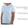 image:imageCarhartt Womens Iconic WK87 Pocket TShirt CloseoutMoonstone Snow Heather