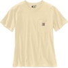 image:imageCarhartt Womens Iconic WK87 Pocket TShirt CloseoutOat Milk