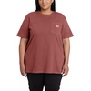 image:imageCarhartt Womens Iconic WK87 Pocket TShirt CloseoutSable