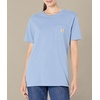 image:imageCarhartt Womens Iconic WK87 Pocket TShirt CloseoutSkystone