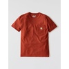 image:imageCarhartt Womens Iconic WK87 Pocket TShirt CloseoutSpice Red Nep