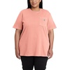 image:imageCarhartt Womens Iconic WK87 Pocket TShirt CloseoutSun Bloom