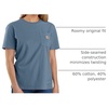 image:imageCarhartt Womens Iconic WK87 Pocket TShirt CloseoutThundercloud Heather