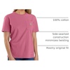 image:imageCarhartt Womens Iconic WK87 Pocket TShirt CloseoutWoodrose