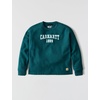 image:imageCarhartt Womens Loose Fit Midweight Carhartt Graphic SweatshirtGreenstone