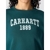 image:imageCarhartt Womens Loose Fit Midweight Carhartt Graphic SweatshirtGreenstone