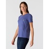 image:imageCarhartt Womens Relaxed Fit Lightweight Short Sleeve Garment Dye Pocket TShirtLunar Blue