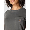 image:imageCarhartt Womens Relaxed Fit Lightweight Short Sleeve Garment Dye Pocket TShirtShadow