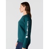 image:imageCarhartt Womens Relaxed Fit Midweight Graphic Crewneck SweatshirtGreenstone