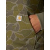 image:imageCarhartt Womens Relaxed Fit Midweight Logo Sleeve Graphic Printed SweatshirtDusty Olive Vintage Camo