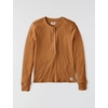 image:imageCarhartt Womens TENCEL Fiber Series Relaxed Fit LongSleeve Ribbed HenleyCarhartt Brown