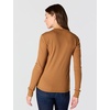 image:imageCarhartt Womens TENCEL Fiber Series Relaxed Fit LongSleeve Ribbed HenleyCarhartt Brown