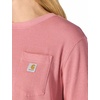 image:imageCarhartt Womens Waffle Knit Loose Ls TShirtRose Tint