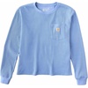 image:imageCarhartt Womens Waffle Knit Loose Ls TShirtWorkwear Blue