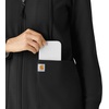 image:imageCarhartt Womens Womens Full Zip Waffle HoodieBlack