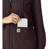 image:imageCarhartt Womens Womens Full Zip Waffle HoodieDark Sepia