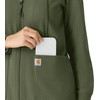 image:imageCarhartt Womens Womens Full Zip Waffle HoodieOlive