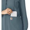image:imageCarhartt Womens Womens Full Zip Waffle HoodieRolling Thunder