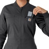 image:imageCarhartt Womens Womens Ripstop CoverallPewter