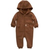 image:imageCarhartt mens Longsleeve Zipfront Hooded CoverallCarhartt Brown Solid
