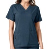 image:imageCarhartt CrossFlex Scrubs for Women VNeck Scrub TopsNavy Heather