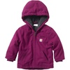 image:imageCarhartt Kids CP9547 Canvas Insulated Hooded Jacket  GirlsPlum