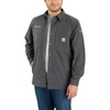 image:imageCarhartt Mens 105532 Rugged Flex Relaxed Fit Canvas FleeceLined SnapShadow
