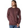image:imageCarhartt Mens Durham Garment Dyed Crewneck SweatshirtDark Sepia