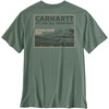 image:imageCarhartt Mens Irvine Relaxed Frontiers TShirtGreen Slate