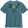 image:imageCarhartt Mens Irvine Relaxed Moose TShirtHarbor Teal