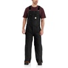 image:imageCarhartt Mens Washed Duck Insulated Bib OverallBlack